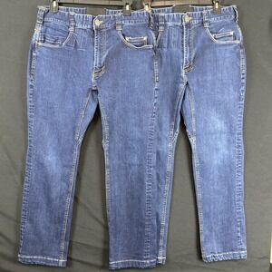 LOT OF 2 221B Tactical Asset Jeans Straight Men 32X30 Multi Pocket Conceal Carry